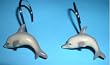 Grey Dolphins Shower Curtain Hooks