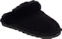 Bearpaw Womens Suede / Sheepskin Slipper - Style 471 Loki (7, Black)