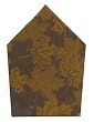 Durable Flat Weave Jacquard 100% Cotton Maple Leaf Bronze Napkins 22x22 Inches Set of Six