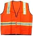 Safety Jacket with Reflective band and Pockets L