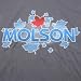 Molson Maple Leaf Canadian Beer T-Shirt: Large Image