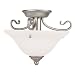 Coronado-91 - Semi Flush Mount Ceiling Lighting Fixture - Brushed Nickel - B1745