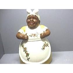 MAMMY Jemima 3-Dimensional YELLOW COOKIE JAR NEW! by KMC/KK-BlackAmericana