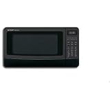 Sharp R-410LK Carousel 1-2/5-Cubic-Foot Family-Size Microwave Oven, Black