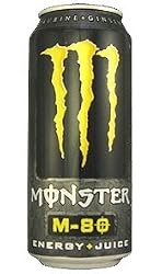 16 Pack - Monster M-80 Energy & Juice - 16oz.