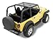 Bestop 52525-11 Header-style Bikini Mesh fabric Top for 97-02 Wrangler