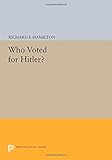 Who voted for Hitler?