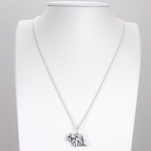 Fine Arf Sterling Silver Necklace with Dumbell Goldilocks Charm