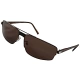 Fendi Mens Aviator Sunglasses, FS289, Bronze Frame/ Brown Lenses
