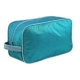 Dopp Kit - Brush, Hairdryer, Lotions Bag - silk w/ waterproof lining