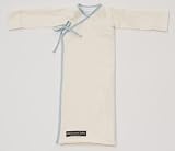 Cream/Blue Infant Kimono Wrap, 5-9 lbs.