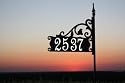 Boardwalk Super Reflective Address Sign 30" Customized w/ your address
