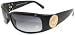 Versace Sunglass VE4044B 870/8G Polished Black W/ Gold Coin w/Gray Gradiant 4044