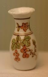Dollhouse Miniature Autumn Design Vase