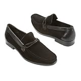 Mezlan Mantegna Suede Loafer, 9.5, Black