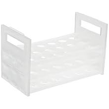 Bel-Art Scienceware 188580000 Natural Polypropylene Heavy duty Test Tube Rack, 18 Place