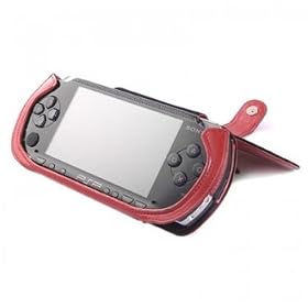 iSkin Neo for Sony PSP (Baron) - Genuine Lamb Skin Leather (Red)(FINAL SALE)