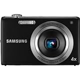 Samsung TL105 - Digital camera - compact - 12.2 Mpix - optical zoom: 4 x - supported memory: SD, SDHC - black