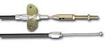 Lokar EC-8001U Connector Cable for Foot Operated Emergency Brakes with Black Housing