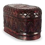 NOVICA Wood jewelry box, 'My Girl Friday'