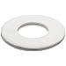 PTFE with Stainless Steel Insert Flange Gasket, Ring, White, Fits Class 150 Flange