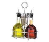 Click for more about Omega Bullet Salt and Pepper Oil and Vinegar Set Stand - AX2.
