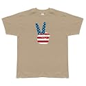 Patriotic Peace Sign Fingers T-Shirt
