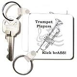 Music - Trumpet Players Kick brASS! - Key Chains