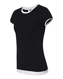Ladies' Sheer Jersey Longer Length 2-in-1 Tee Shirt