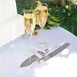 Simply Satin Flutes and Server Set