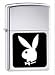 BLACK AND WHITE PLAYBOY LOGO ZIPPO LIGHTER