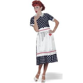 Lucy Poka Dot Dress Costume - Medium - Dress Size 8-10