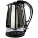 James Martin Executive Line Cordless Chrome Tinted Glass Kettle