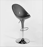 Euro Style 0-4341BLK Bonnie Bar/Counter Stool Black/Chrome 2 Pack