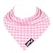 Skibz Dribble Bib - Pink Check