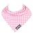 Skibz Dribble Bib - Pink Check