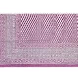 ShalinCraft Bed Flat Sheet Block Print Cotton India Asian Decor Home Interiors Twin Size (bssht634)