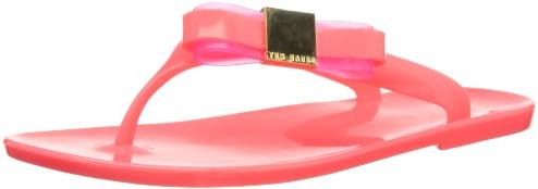 Ted Baker Womens Pink Hatha Flip Flops-UK 3