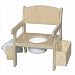 Natural Finish potty Chair with Accessories