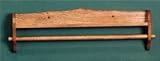 Oak Wall Quilt Rack, Uniquely Oak