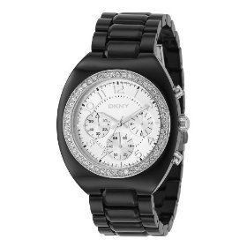 DKNY Crystal Collection Japanese Quartz Movement Silver-tone Dial Women's Watch #NY4783