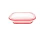 FoldTuk 4 Cup Rectangular Collapsible Bakeware and Storage Container, Red