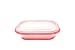 FoldTuk 4 Cup Rectangular Collapsible Bakeware and Storage Container, Red