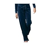 District Threads Ladies Velour Fitted Flare Pants