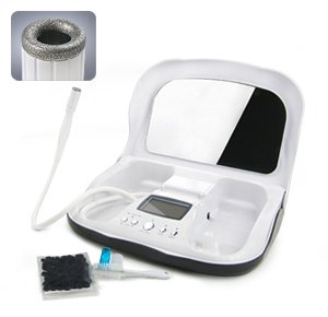 PEELIFE Natural Diamond Dermabrasion - Take advantage of microDermabrasion to restore silky skin of younger years. Space-age home use machine with dermatology clinics results. New improved adapter guarantees effective vacuum action for all North American locations. Save money and use it in the privacy of one's home. Completes with filter pads, cotton tonic pads, skin revital tonic and cleaning brush. 1 year warranty with North American Support and Services.