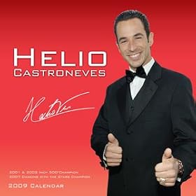 Helio Castroneves 2009 Wall Calendar