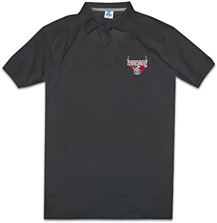 Men's Derrick Rose Chicago Bulls Logo Watermark Design Polo T Shirts