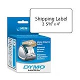 Shipping Labels, 2-5/16 x 4, White, 300/Box