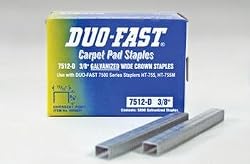 Duo-Fast 7512D 3/8" Galvanized Staples 5000/box