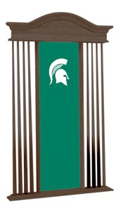 Back Cloth for Wall Cue Rack Michigan State